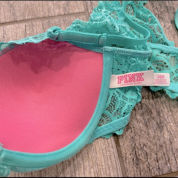 PINK Pretty Lace Push-Up Bra - Picture 5 of 6